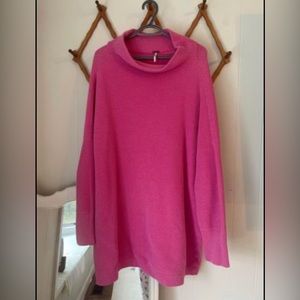 Free People Pink Tunic Long Sleeve
